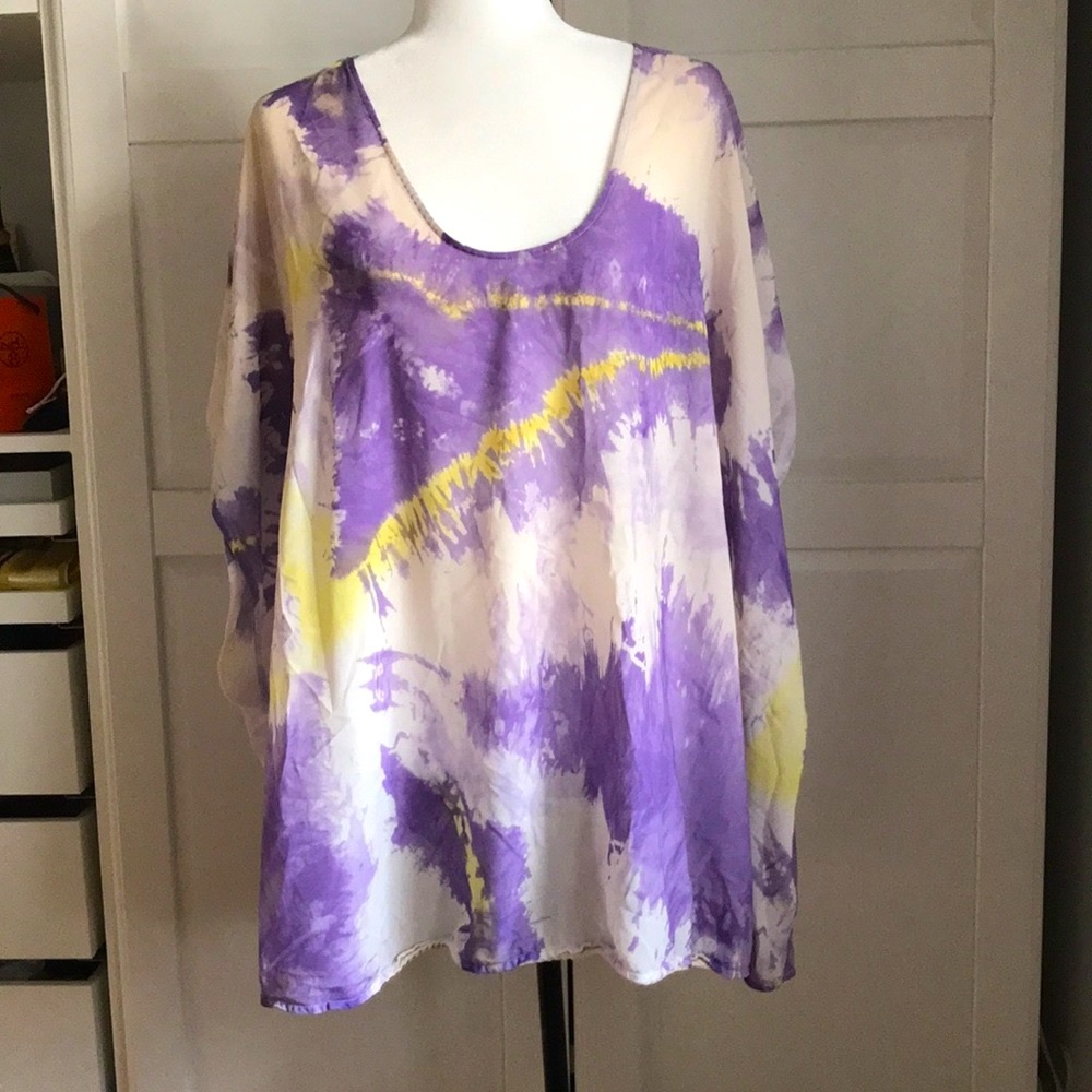 Beautiful Abstract Design Beach Coverup